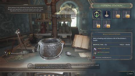 Hogwarts Legacy: How To Craft Healing Potions.